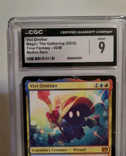 MTG - Final Fantasy: Vivi Ornitier (0248) - Mythic Rare - CGC Mint 9 - Image 2