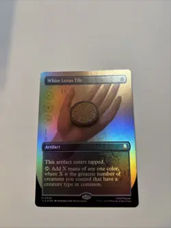 White Lotus Tile Borderless Foil Avatar The Last Airbender - Image 1