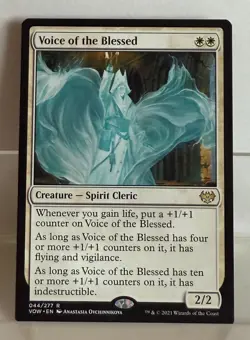 Magic The Gathering - Voice of the Blessed Rare #44 - Image 1