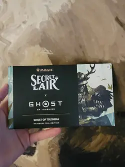 Ghost of Tsushima x Secret Lair Sealed Foil Magic the Gathering MTG In Hand - Image 1