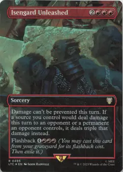 Isengard Unleashed (Borderless) - FOIL - R Commander: The Lord of the Rings: Tal - Image 1