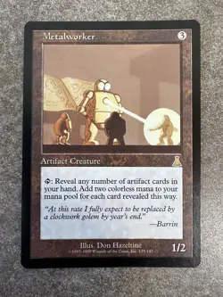 Magic The Gathering MTG Metalworker Urza's Destiny NM Unplayed - Image 1