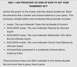 Beadle & Grimm Avatar Deluxe Bundle Ultimate Guard Magic The Gathering(220/1000) - Image 3