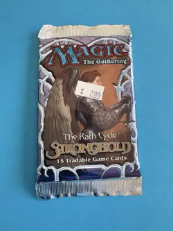 Magic The Gathering Stronghold Booster Pack MTG The Rath Cycle Stronghold 1997 - Image 1