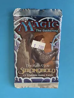 Magic The Gathering Stronghold Booster Pack MTG The Rath Cycle Stronghold 1997 - Image 3