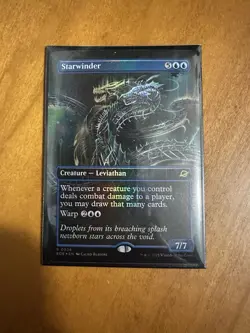 MTG EOE Starwinder Borderless Foil 0306 Pack Fresh - Image 1