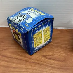 Pokemon POLIWHRIL Gold Plated Trading Card Burger King 1999 SEALED BOX DAMAGE - Image 3