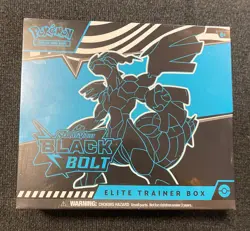 Sealed Pokemon TCG S & V Black Bolt ETB From Poke Center New W/ Thundurus Promo - Image 1