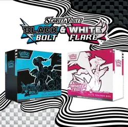 Pokemon TCG Black Bolt And White Flare Pokemon Center ETB - SEALED - Image 1