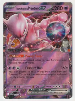 Team Rocket’s Mewtwo ex SVP 216 Promo NM - Pokemon Card - Image 1