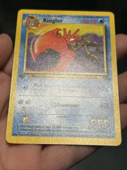 Pokemon TCG Kingler 38/62 Fossil 1999 1st Edition Uncommon- LP - Image 4