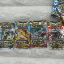 Pokemon TCG: Sword & Shield - Brilliant Stars Booster 5 Packs Total - Image 4