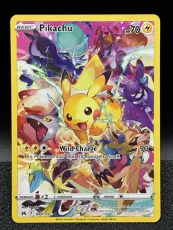 Pokemon TCG: Pikachu 160/159 - Crown Zenith - Secret Rare NM - Image 1