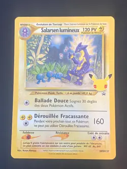 CARTE POKEMON SALARSEN LUMINEUX SWSH137 HOLO FR PROMO EB CELEBRATIONS - NM/M - Image 1