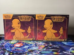 2x Pokemon 2023 Obsidian Flames Elite Trainer Box Factory Sealed - Image 1
