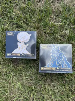 Pokemon Mega Evolution Pokemon Center Elite Trainer Box ETB Set of 2 Sealed - Image 1
