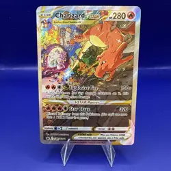 Pokemon TCG Charizard VSTAR SWSH262 Sword & Shield Promo Holo Black Star NM - Image 1