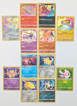Lot of 12 Pokemon TCG Radiant & Amazing Rare Greninja Alakazam Raikou Jirachi - Image 1