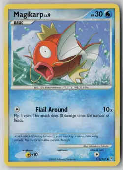 Magikarp 110/147 Pokemon TCG Supreme Victors Common Moderately Played (MP) 1 - Image 1