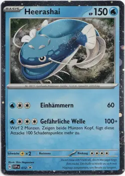 Pokemon Heerashai Bubble Foil Holo Black Star Promo SVP 012 NM Deutsch - Image 1