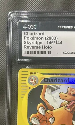 Pokemon 2003 Crystal Charizard Skyridge Reverse Holo CGC 10 Low Pop 🔥🔥🔥 - Image 3