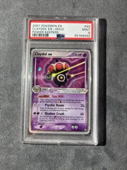 2007 POKEMON EX POWER KEEPERS #93 CLAYDOL EX-HOLO PSA 9 - Image 1