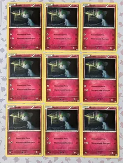 RUSSIAN LANGUAGE Ralts NON HOLO Common Ancient Origins Pokemon XY #52 - Image 1