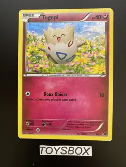 Carte Pokemon Togepi Holo 9/12 / Mc Donald’s 2016 / Bon Etat FR - Image 2