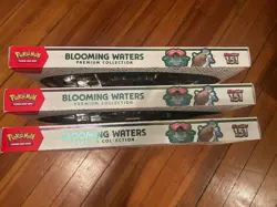 Pokemon Scarlet & Violet 151 Blooming Waters Premium Collection LOT OF 3 - NEW - Image 2