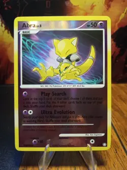 2007 Pokemon Mysterious Treasures Abra #69 Extremely LP - Image 1