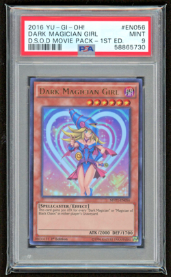2016 DARK MAGICIAN GIRL 1ST ED DSOD MOVIE PACK PSA 9 MINT #EN056 YUGIOH KONAMI - Image 1