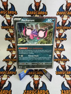 Pecharunt SVP129 TCG Shrouded Fable Black Star Promo Holo Card - Image 1