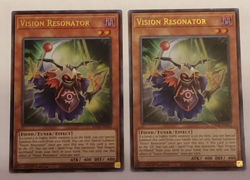 Yu-Gi-Oh Vision Resonator Ultra Rare 1st edition 2 Card lot SDCK-EN002 - Image 1