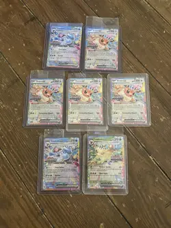 Prismatic Evolutions Stamped EX Promo Cards Lot Of 7 [SEALED] - Image 1