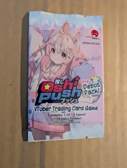 Oshi Push Pre Debut Pack Phase Origins V Tuber Trading Card Game SEALED! - Image 1
