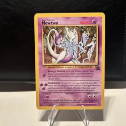 RETIRED Pokemon Card - 1999 Holo Mewtwo #12 - NM - WOTC Black Star Promo - Image 1
