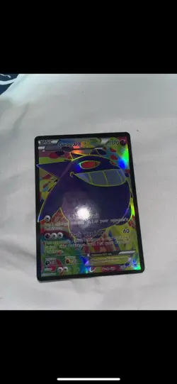Pokemon Gengar EX Full Art Holo Rare Card 114/119 XY-Phantom Forces 2014 - Image 1