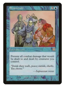 Statecraft MTG Mercadian Masque Rare LP Lightly Played Single Card - Image 1