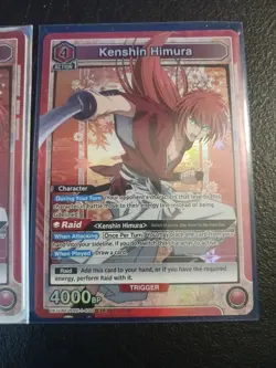 Union Arena Himura Kenshin UA41BT/RNK-1-090 SR Rurouni Kenshin Card x2 - Image 3