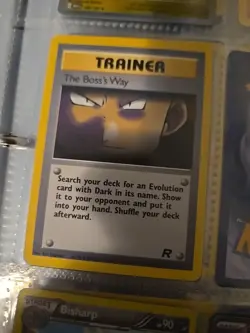 The Boss's Way Trainer Pokemon Card 73/82 Vintage 1999 Wotc NM - Image 1