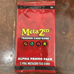 Metazoo TCG Alpha Promo Pack (1 Foil Card) SEALED 2025 RARE - Image 1