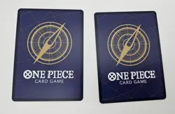 Lot (2) Sabo Alt Art ENGLISH SEC OP13-120 One Piece Carrying On His Will Card NM - Image 2