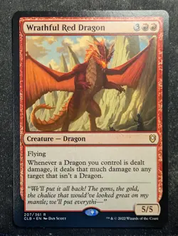 Wrathful Red Dragon - Commander Legends: Battle for Baldur's Gate (MTG) - Image 1