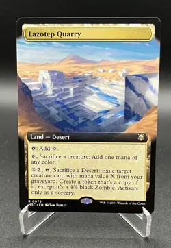 Lazotep Quarry #79 - Rare Extended Art Regular - Modern Horizons 3 - Magic MTG - Image 1