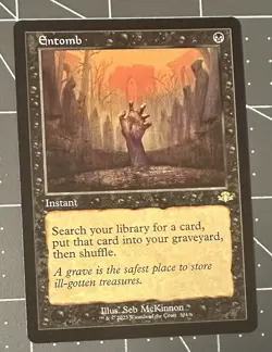 MTG Entomb Retro Frame Dominaria Remastered - Image 1