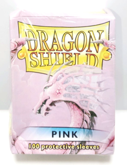 Dragon Shield 100 Protective Sleeves - Pink - Image 1