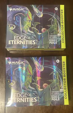 Magic The Gathering: Edge of Eternities Collector Booster Omega Box (x2) - Image 1