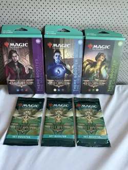 LOT - Magic The Gathering: Streets of New Capenna 3 Theme + 3 Set Boosters NEW! - Image 1