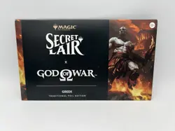 MTG Secret Lair X Playstation God Of War Greek Sealed Foil - Image 1