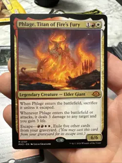 Phlage, Titan of Fire's Fury Modern Horizons 3 Regular NM - Image 1